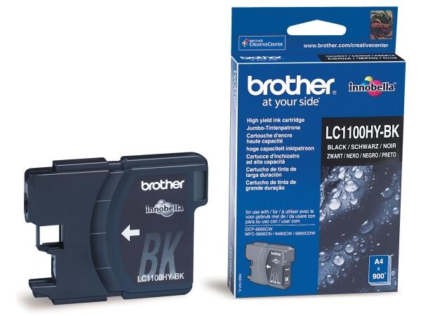 Blekk Brother LC1100HYBK sort 